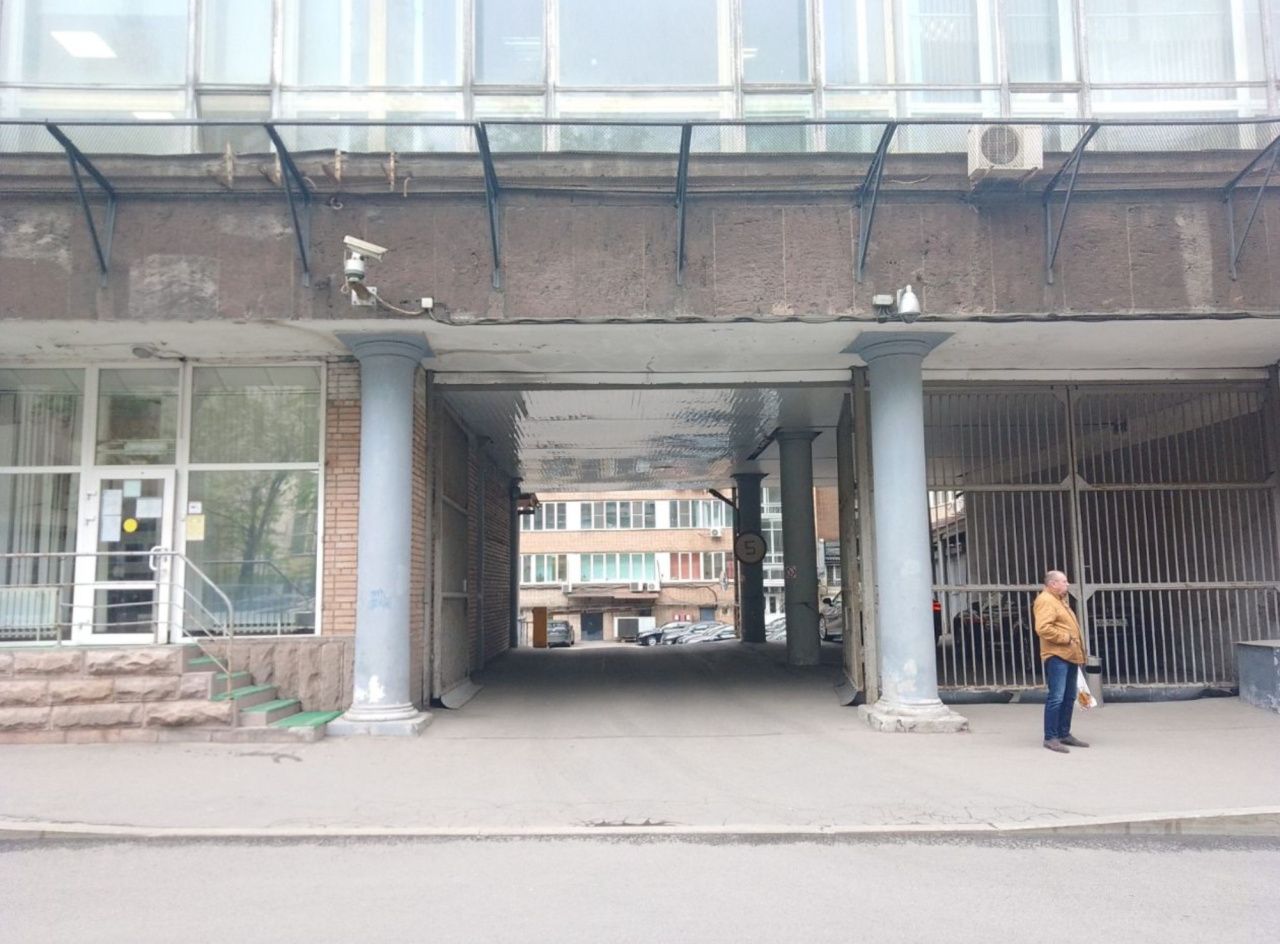 фасад дома, здание по адресу г Москва, Орликов пер, д 3 стр 1